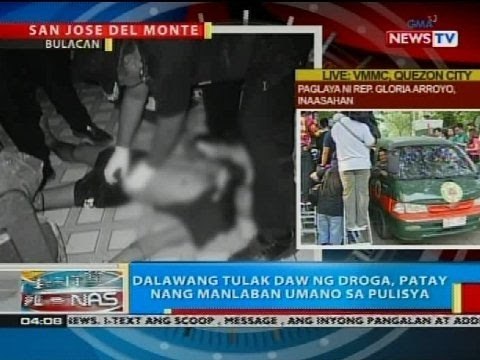 Dalawang tulak daw ng droga, patay nang manlaban umano sa pulisya