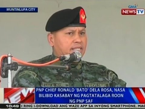 NTVL: PNP chief Ronald 'Bato' Dela Rosa, nasa Bilibid kasabay ng pagtatalaga roon ng PNP-SAF