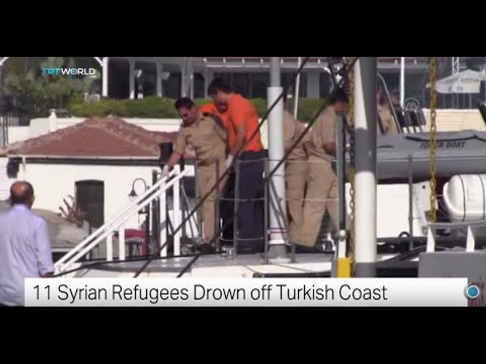 TRT World: 11 Syrian Refugees drown off Turkish Coast