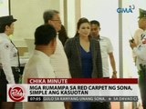 24 Oras: Mga rumampa sa red carpet ng SONA, simple ang kasuotan