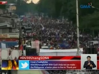 SONA 2016: Unang SONA ni Pangulong Duterte, pinalakpakan ng mga militante