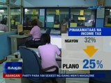 Saksi: Plano para magawan ng panukalang batas ang reporma sa pagbubuwis, inaasahang maisusumite