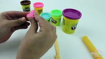 ♥ Play-Doh Shapes Lollipops (Triangle Square Heart Star Circle) Plasticine Creation
