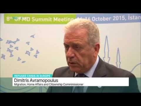 TRT World - Dimitris Avramopoulus talks about refugee crisis in Europe