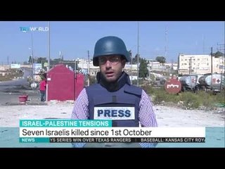 TRT World Correspondent affected by tear gas in Ramallah