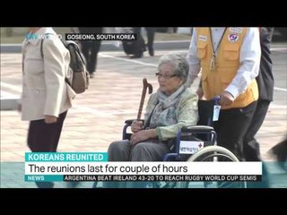 Koreans reunite after years of seperation