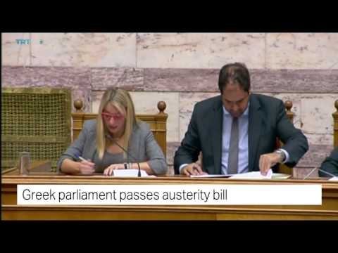 Greek parliament passes austerity bill