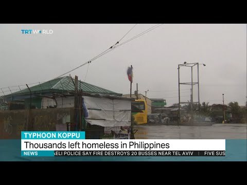Thousands evacuate as typhoon Koppu hits Philippines