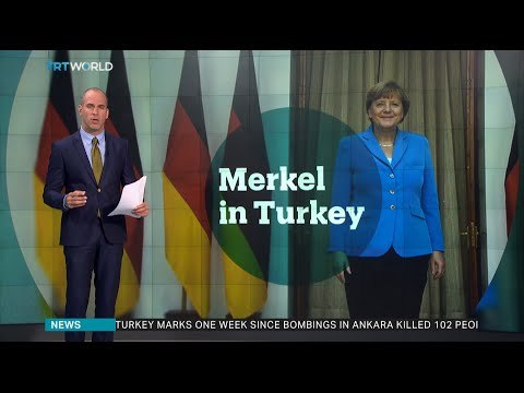 TRT World: German Chancellor Angela Merkel visits Turkey to discuss refugee crisis & security