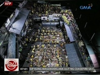 24 Oras: Bilang ng mga preso sa QC jail na pang-800 lang, basa 3,800 na