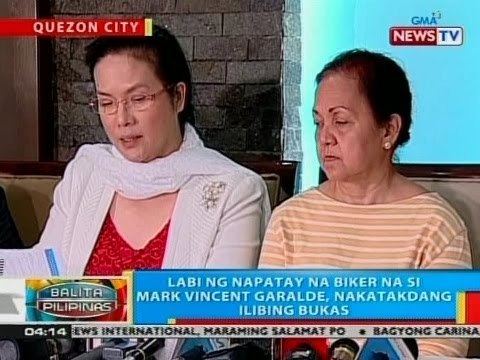 BP: Labi ng napatay na biker na si Mark Vincent Garalde, nakatakdang ilibing bukas