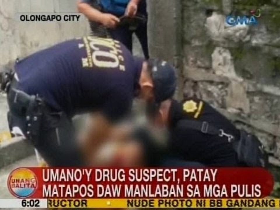 UB: Umano'y drug suspect, patay matapos daw manlaban sa mga pulis sa Olongapo City