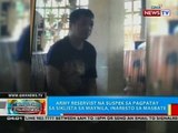 Army reservist na suspek sa pagpatay sa siklista sa Maynila, inaresto sa Masbate