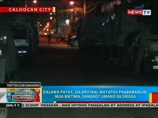 BP: Dalawa patay, isa kritikal matapos pagbabarilin