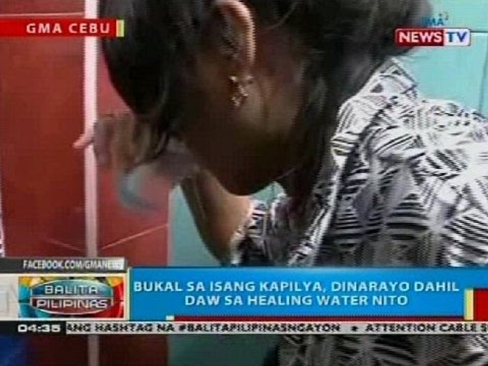 BP: Bukal sa isang kapilya, dinarayo dahil daw sa healing water nito
