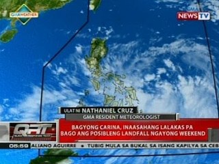QRT: Bagyong Carina, inaasahang lalakas pa bago ang posibleng landfall ngayong weekend