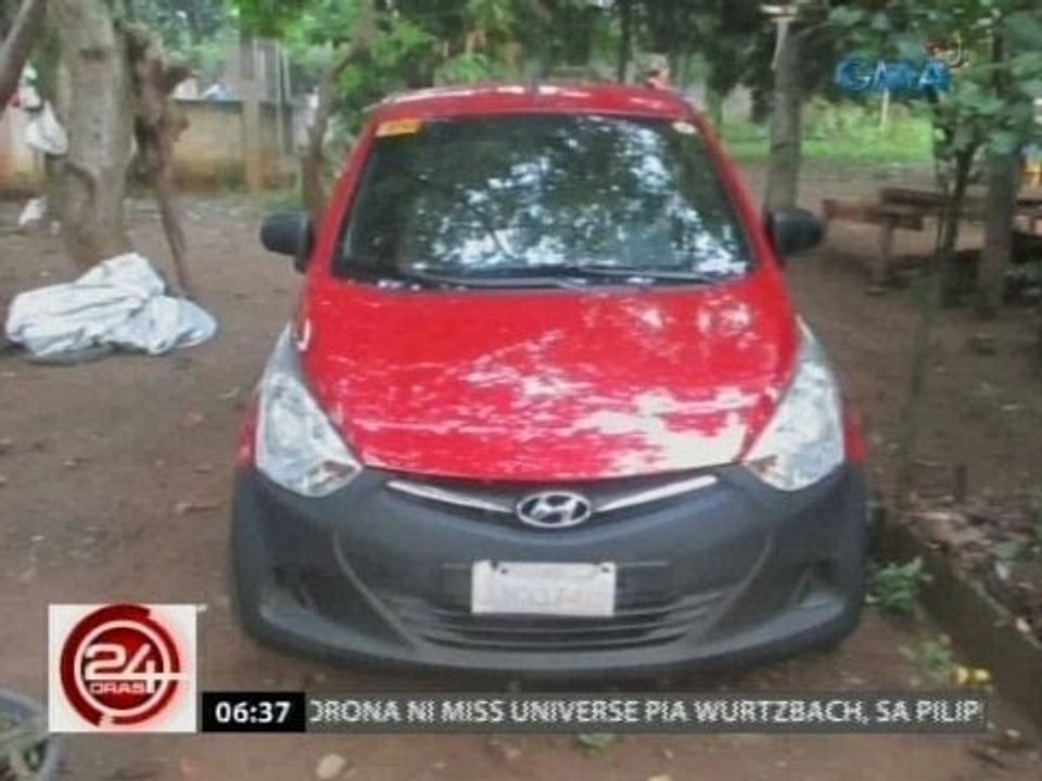 24 Oras: Sasakyan ng suspek na si Vhon Martin Tanto, natunton na at dinala sa Camp Crame