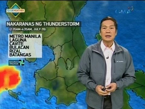 UH: Thunderstorm, naranasan sa NCR at ilang karatig lugar kaninang madaling araw