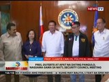 Pres. Duterte at apat na dating pangulo, nagsama-sama sa Nat'l Security Council Meeting