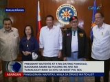 Saksi: President Duterte at 4 na dating pangulo, nagsama-sama sa pulong ng NSC