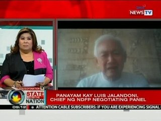 SONA: Panayam kay Luis Jalandoni, Chief NDFP negotiating panel