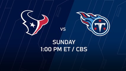 Week 17 Game Preview: Texans vs. Titans
