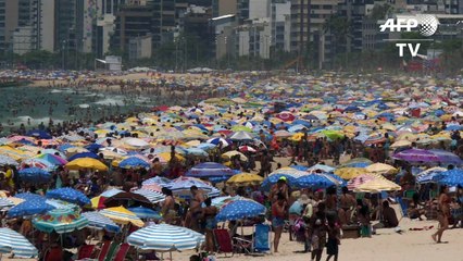 Records de chaleur à Rio en ce début d’été