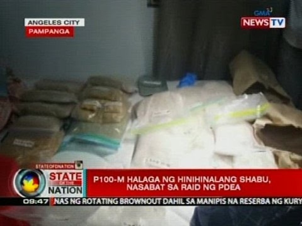 SONA: P100-M halaga ng hinihinalang shabu, nasabat sa raid ng PDEA