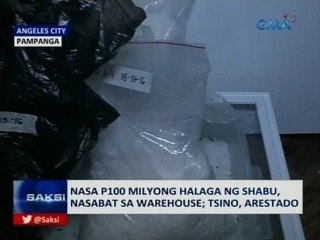 SAKSI: Nasa P100-M halaga ng shabu, nasabat sa warehouse