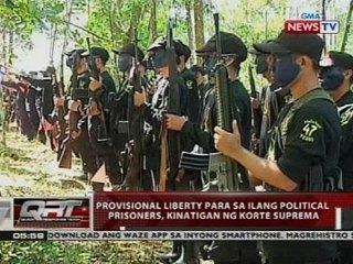 Provisional liberty para sa ilang political prisoner, kinatigan ng Korte Suprema