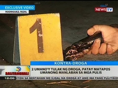 2 umano'y tulak ng droga, patay matapos umanong manlaban sa mga pulis