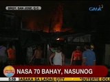 UB: Nasa 70 bahay, nasunog sa Brgy. San Jose, QC