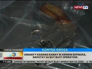 Umano'y kanang kamay ni Kerwin Espinosa, napatay sa buy-bust operation