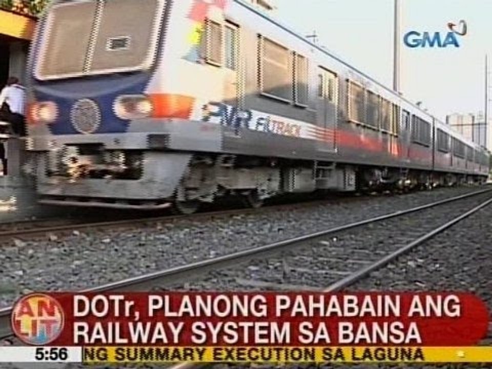 UB: DOTr, planong pahabain ang railway system sa bansa