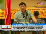 Mga minahang hindi raw makakasunod sa Canadian at Australian standards, ipapasara ni Pres. Duterte