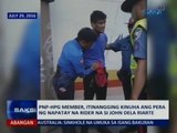 Saksi: PNP-HPG Member, itinangging kinuha ang pera ng napatay na rider na si John dela Riarte
