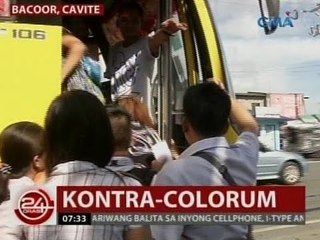 24 Oras: Mga pasahero, hirap makasakay nang maghipit sa mga colorum na sasakyan