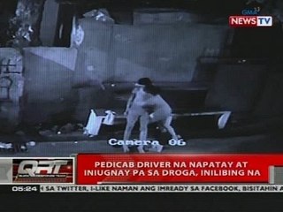Pedicab driver na napatay at iniugnay pa sa droga, inilibing na