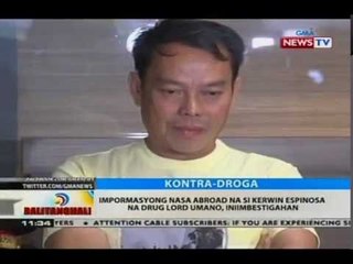 Albuera, Leyte Mayor Espinosa, sumuko dahil umano sa takot sa 'shoot on sight order' ni Duterte