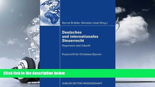 PDF [FREE] DOWNLOAD  Deutsches und internationales Steuerrecht: Gegenwart und Zukunft (German