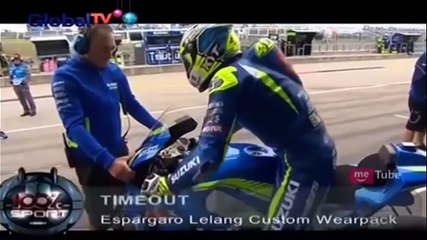 Pembalap MotoGP Espargaro Adakan Lelang Wearpack untuk Pasien Kanker