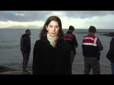 Zeina Awad reports from Turkey's Altinova where bodies of at least 36 refugees washed up