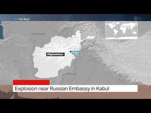 Explosion near Russian Embassy in Kabul, Bilal Sarwary reports from Kabul
