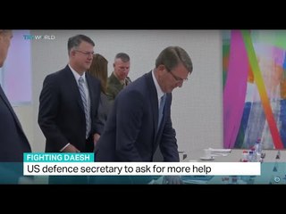 US defence secretary to ask for more help on fight against DAESH