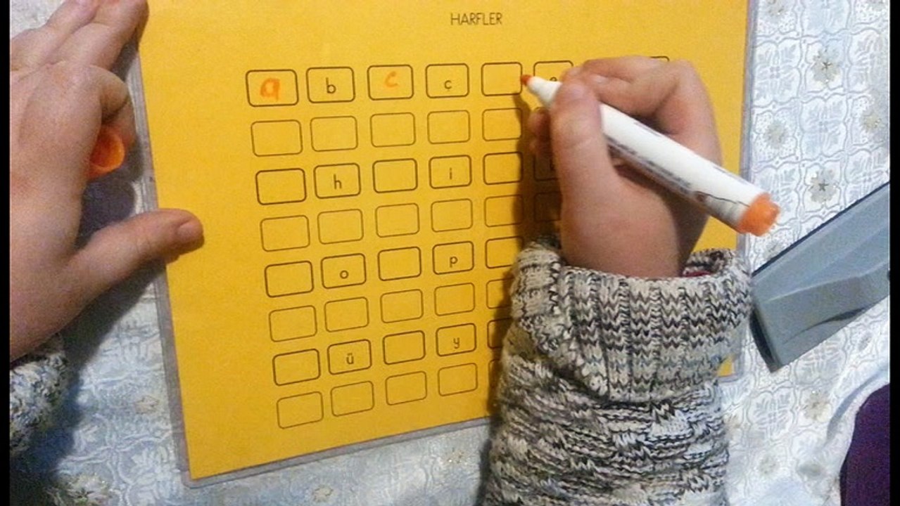 28.12.2016 - Harf tamamlama çalışması