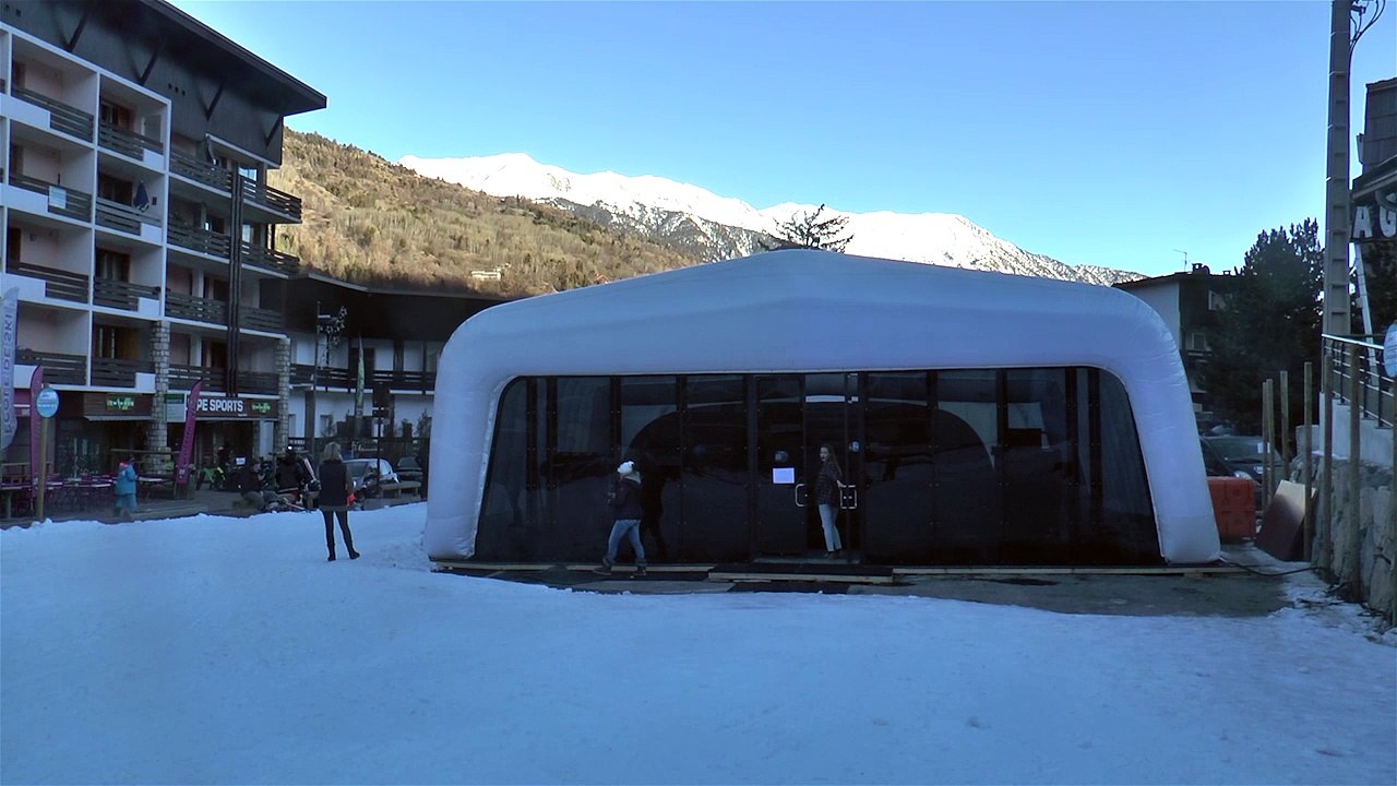 Hautes-Alpes : Un club de Yoga en bas des pistes de ski à Serre-Chevalier