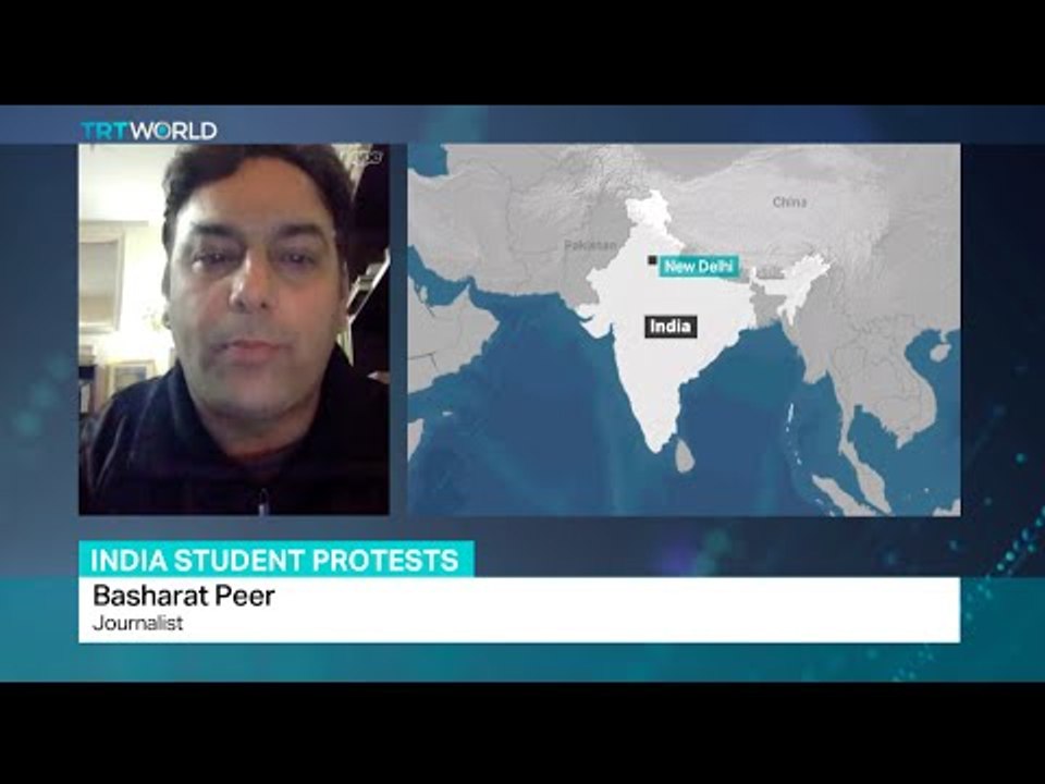 Journalist Basharat Peer talks to TRT World about student protests in India
