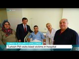 Turkish PM visits Ankara blast victims in hospital