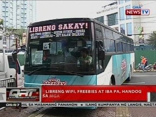 Libreng wifi, freebies at iba pa, handog sa mga pasahero ng GMA News TV Pasabay