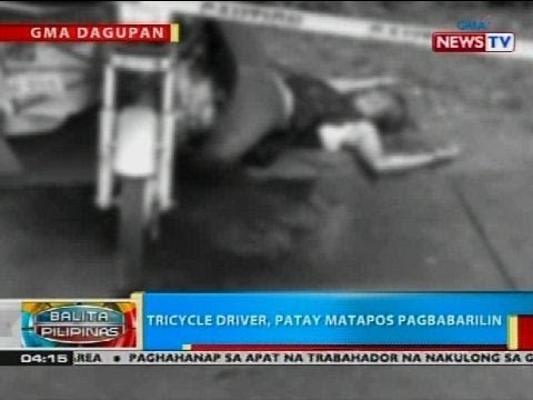 BP: Tricycle driver, patay matapos pagbabarilin